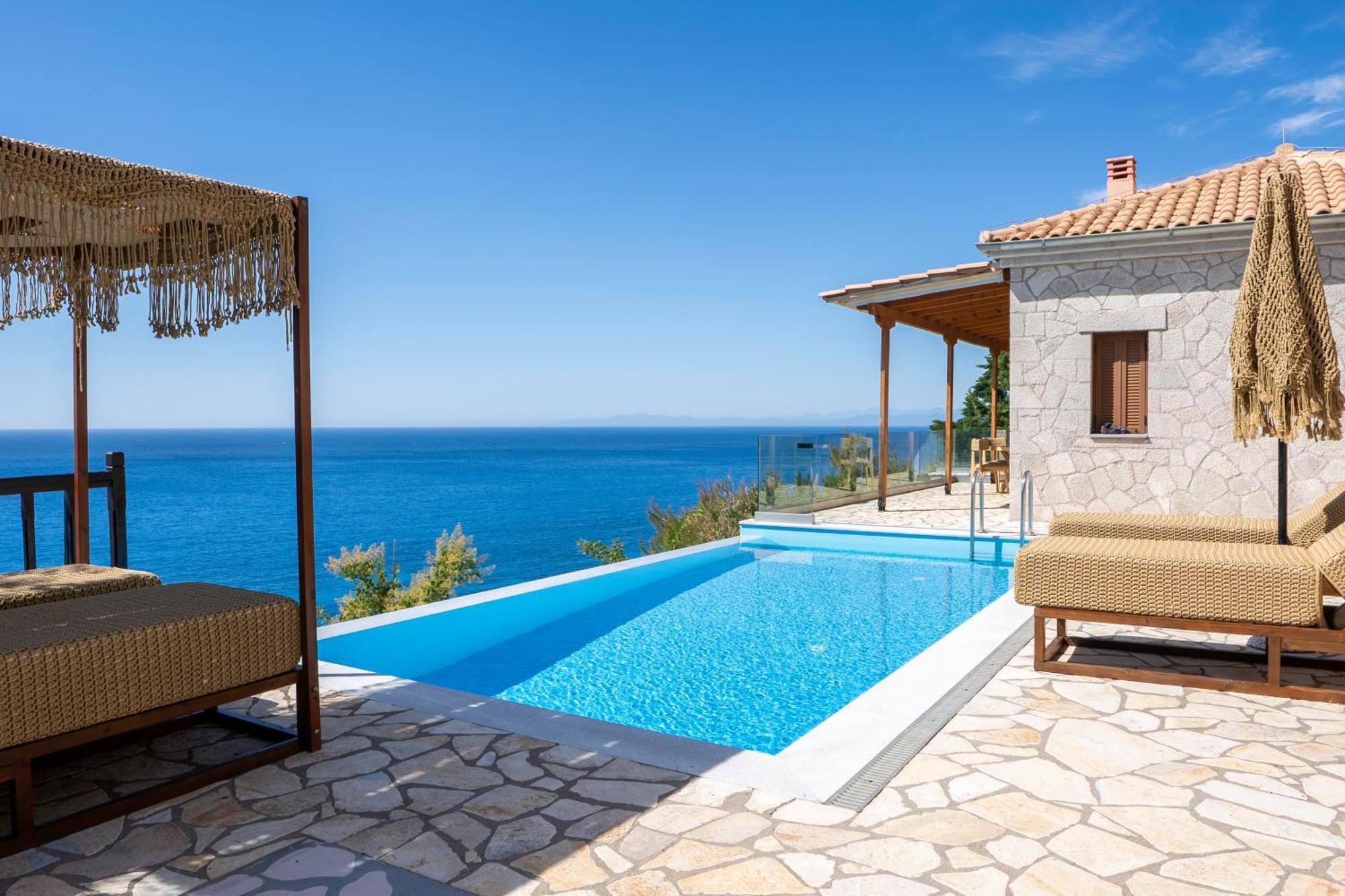 Milos Paradise Luxury Villas Áyios Nikítas Exterior foto